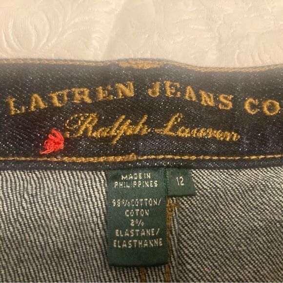 Ralph Lauren Dark Blue/black Denim Jeans - Picture 3 of 6